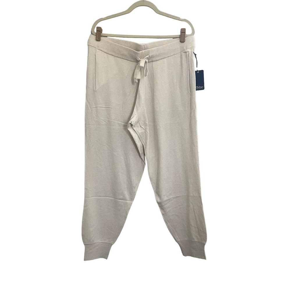 NWT PJ Salvage XL Oatmeal Lounge Sweater Knit Jogger Pajama Pants Hemp #PQ13/41